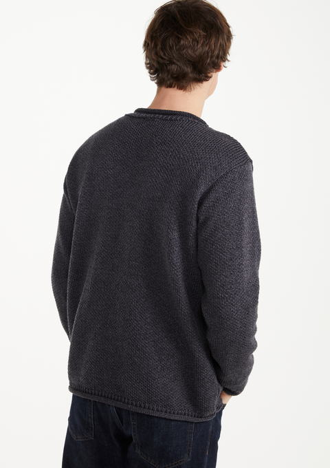 Pull col roulé Moycullen en laine mérinos pour homme - Gris