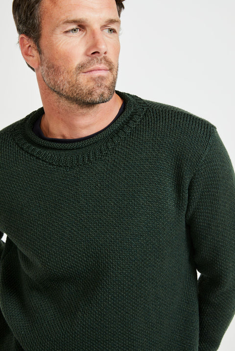 Moycullen Roll Neck Sweater - Green