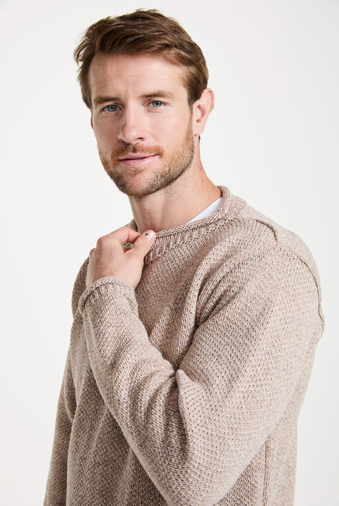 Moycullen Roll Neck Sweater - Oat