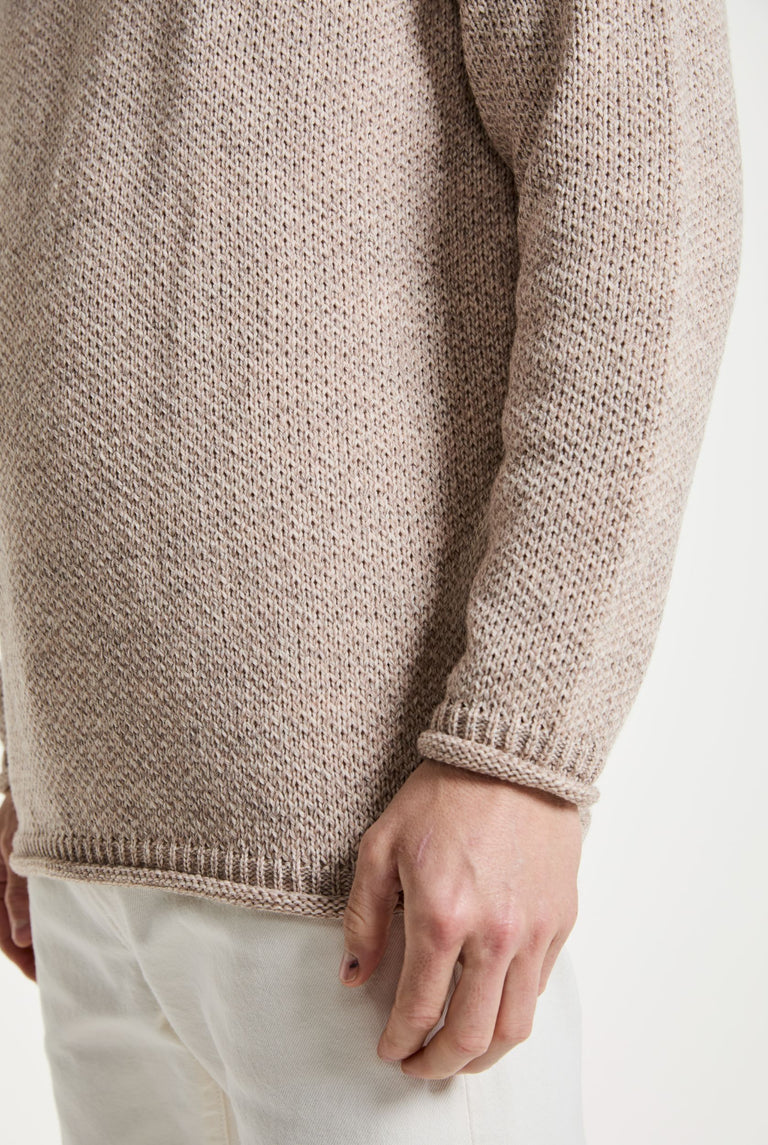 Moycullen Roll Neck Sweater - Oat