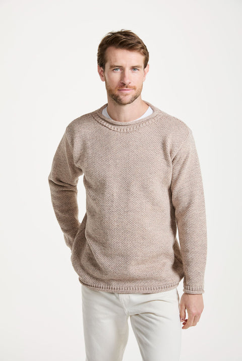 Moycullen Roll Neck Sweater - Oat