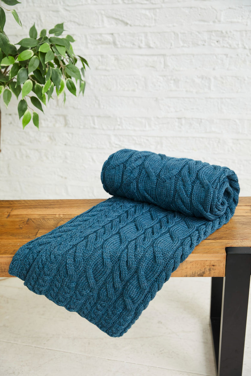 wool blanket, merino wool blankets, blue blankets, Ireland, wool blankets, aran blankets, blanket for sale