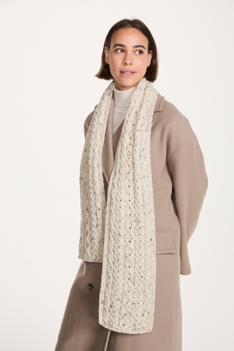 Bonnet Cong Aran en laine mérinos avec pompon - Vert