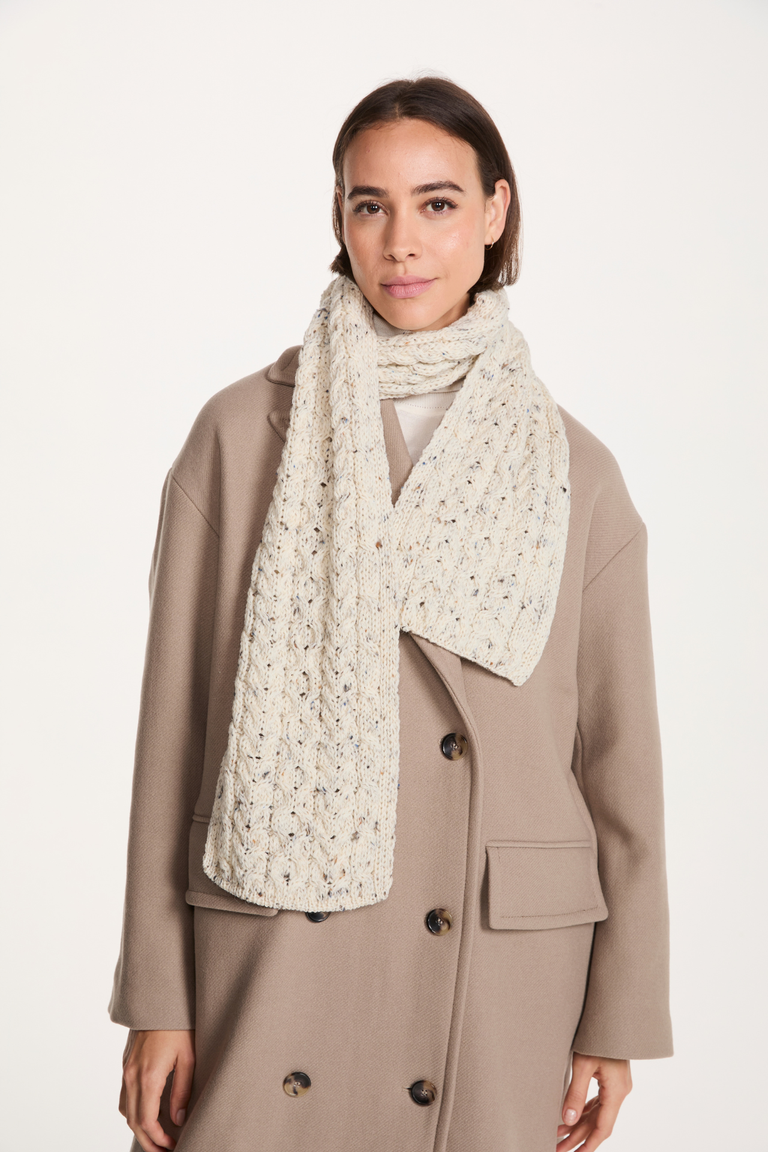 Bonnet Cong Aran en laine mérinos avec pompon - Vert