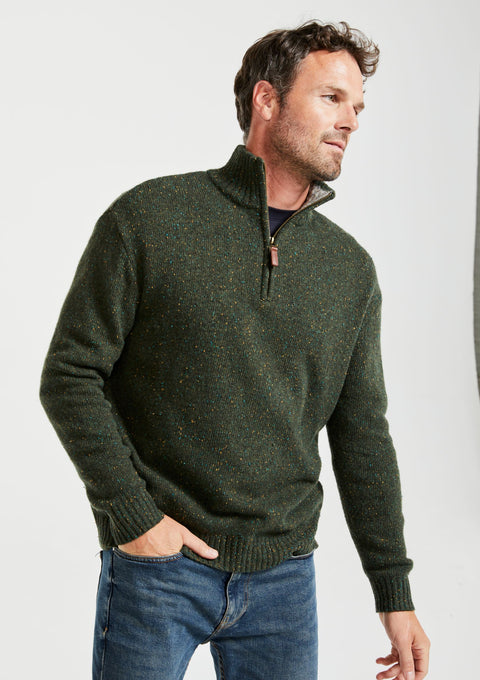  Ireland, Aran wool, jumper, Pullover, men's sweater, green sweater, knitwear,V neck