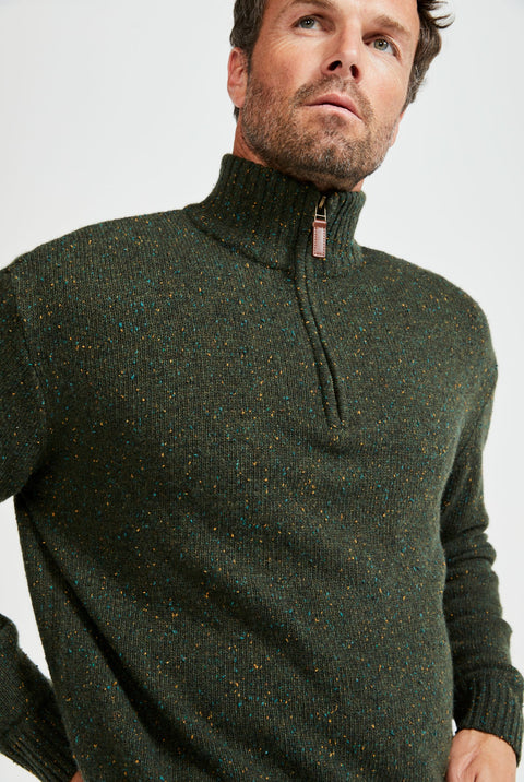 Belleek Troyer Mens Sweater -Green