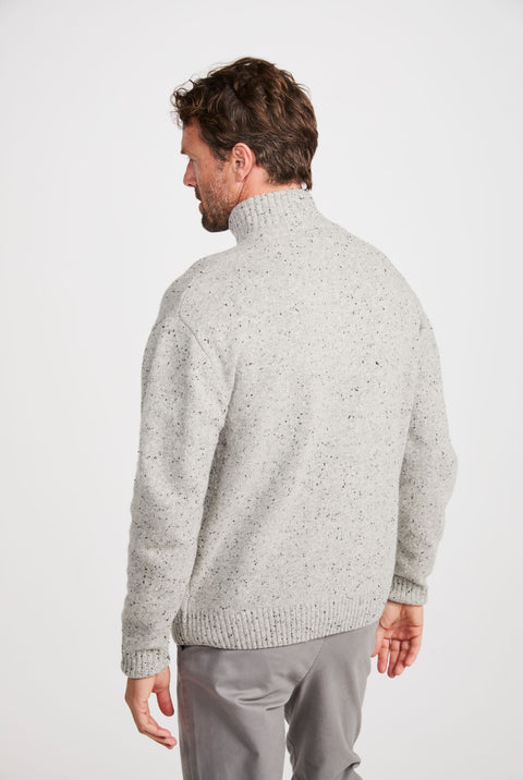 Belleek Troyer Mens Sweater - Grey