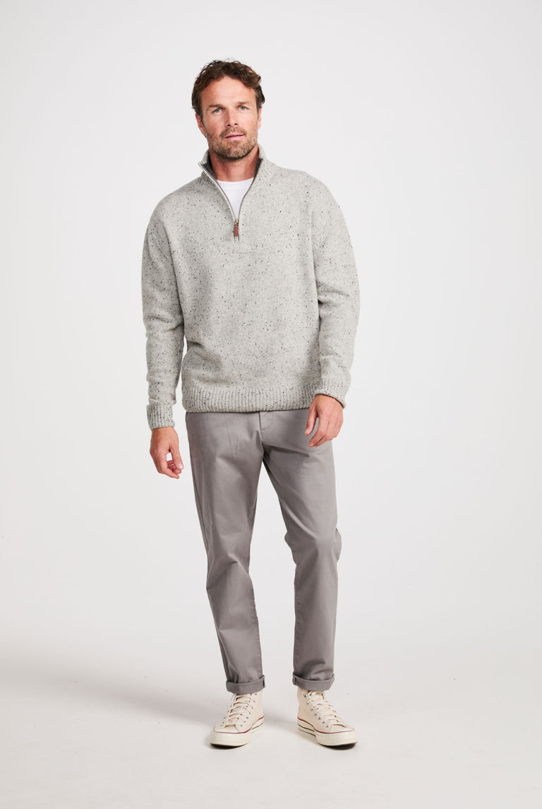 Pull Troyer pour homme de Belleek - Gris