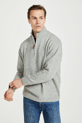 Belleek Troyer Mens Sweater - Grey