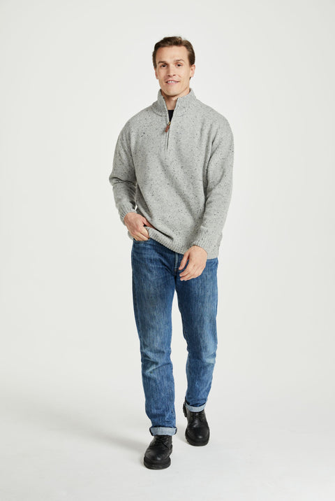 Belleek Troyer Mens Sweater -Grey
