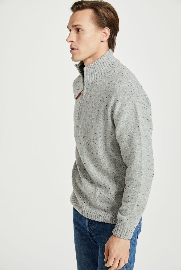 Belleek Troyer Mens Sweater - Grey
