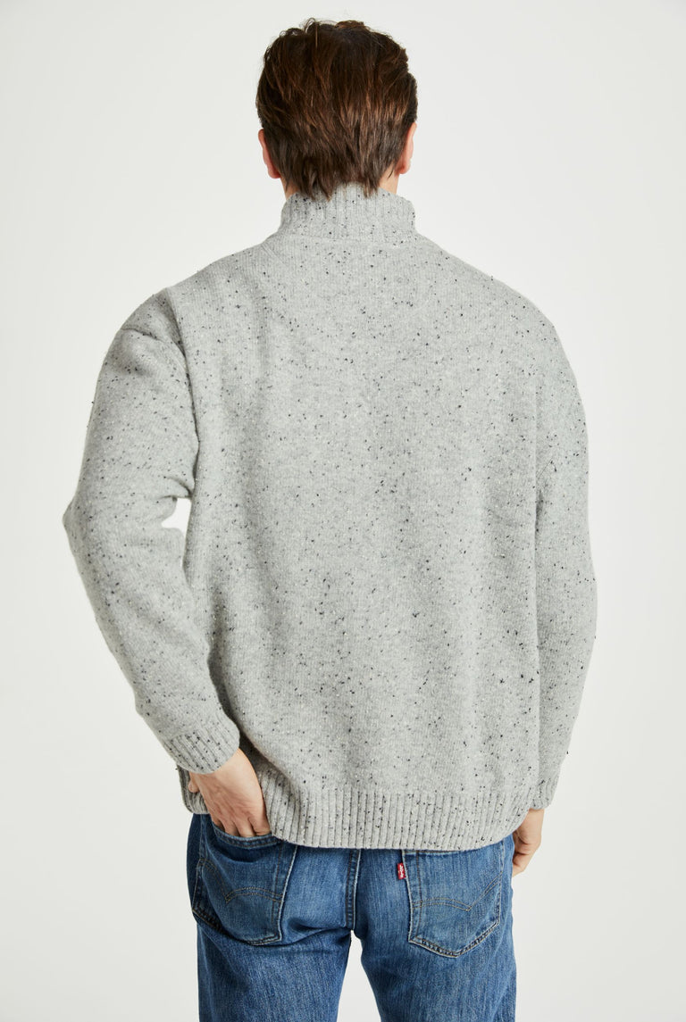 Belleek Troyer Mens Sweater - Grey