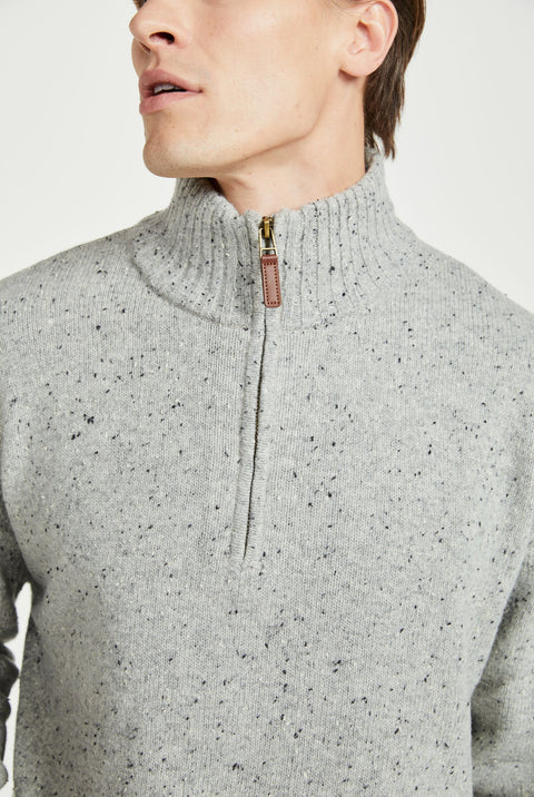 Belleek Troyer Mens Sweater -Grey