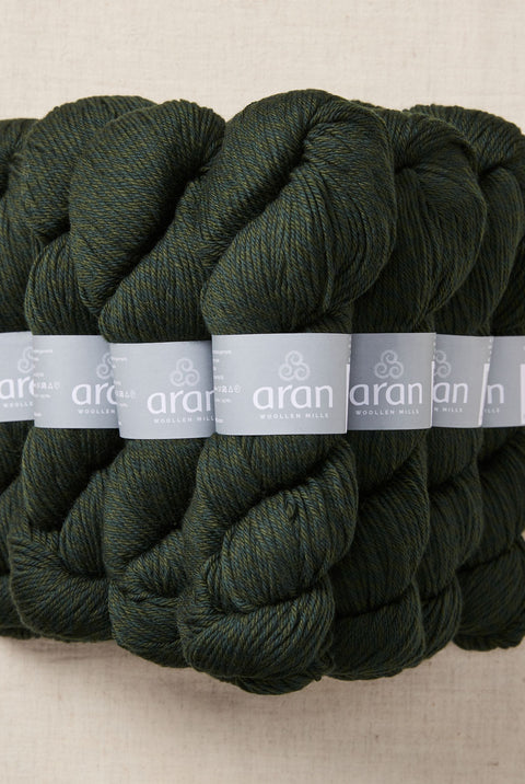 Superweiches Merino Aran Garn - Grün