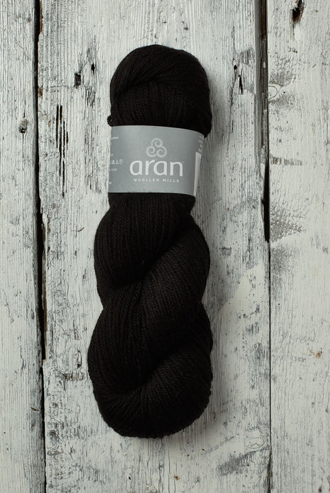 Supersoft Merino Aran Yarn - Black