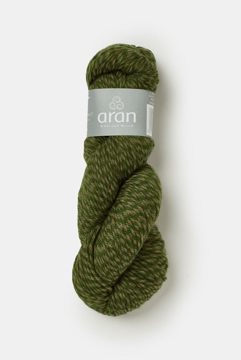 Superweiches Merino Aran Garn - Wiesengrün