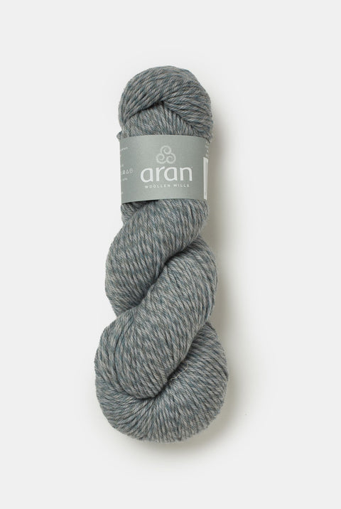 Superweiches Merino-Aran-Garn – Ozeangrau (Denim)