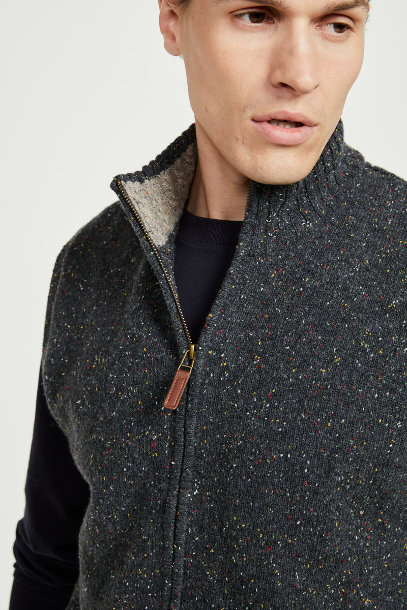 wool, knitwear, gilet, vest, wool gilet, vest for men, Irish wool,aran knitwear 