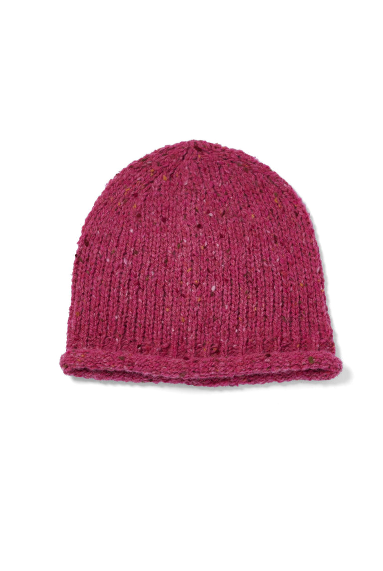 Hazelwood Roll Hem Beanie - Pink