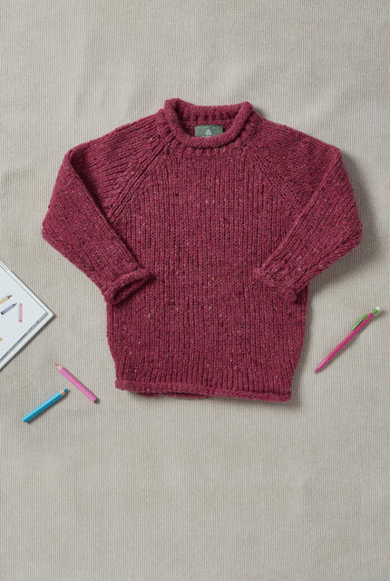Children's knitwear, Knitwear for baby, baby aran wool, wool, Ireland, baby roll neck sweater