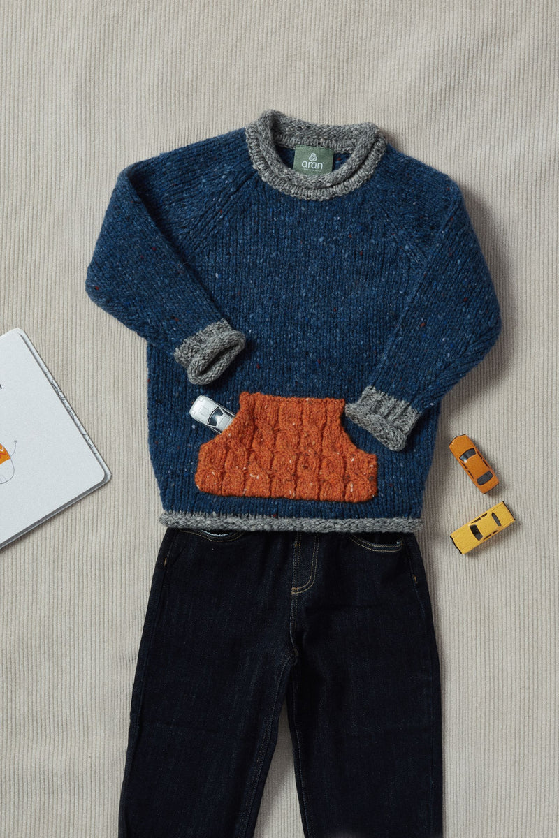 Children's knitwear, Knitwear for baby, baby aran wool, wool, Ireland, baby roll neck sweater