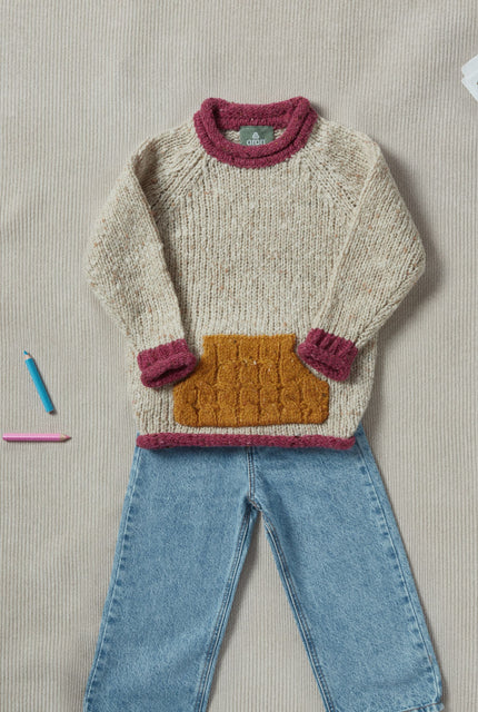Children's knitwear, Knitwear for baby, baby aran wool, wool, Ireland, baby roll neck sweater