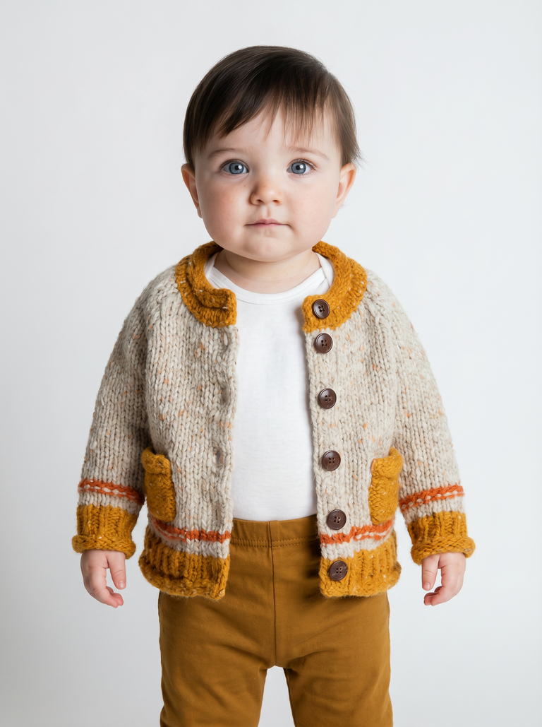 Cardigan à col roulé pour bébé Réalta - Starbright