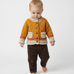 Cardigan à col roulé pour bébé Réalta - Starlight