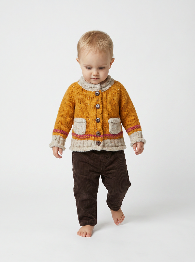 Cardigan à col roulé pour bébé Réalta - Starlight