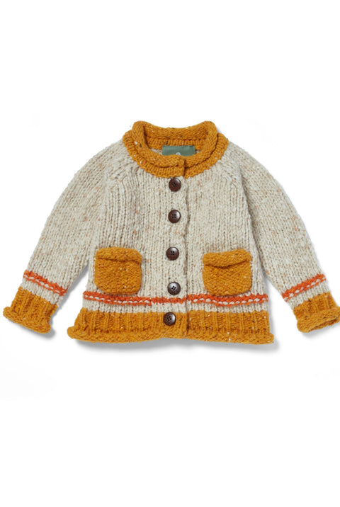 Realtá Baby Roll Neck Cardigan- Starbright