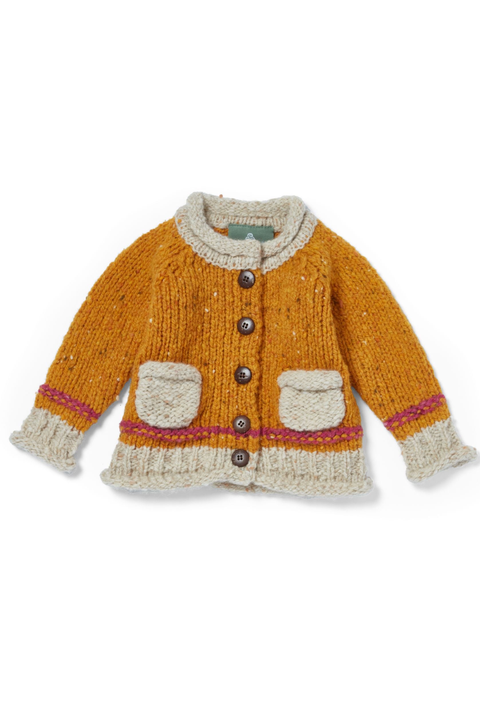 Réalta Baby Roll Neck Cardigan- Starlight - Main Image