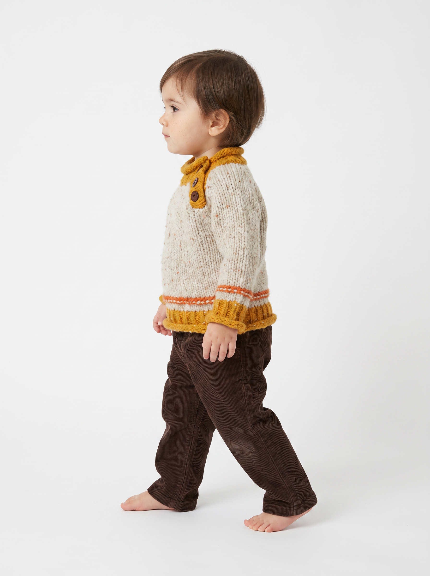 Gealach Baby Roll Neck Crew - Starbright