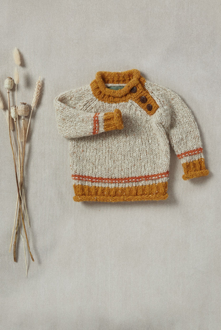 Gealach Baby Roll Neck Crew - Starbright