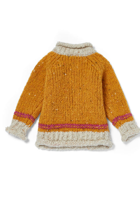 Gealach Baby Roll Neck Crew - Starlight