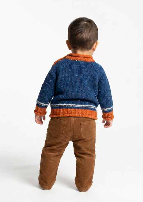 Gealach Baby Roll Neck Crew -Twinkle