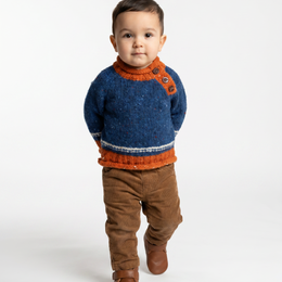 Gealach Baby Roll Neck Crew -Twinkle