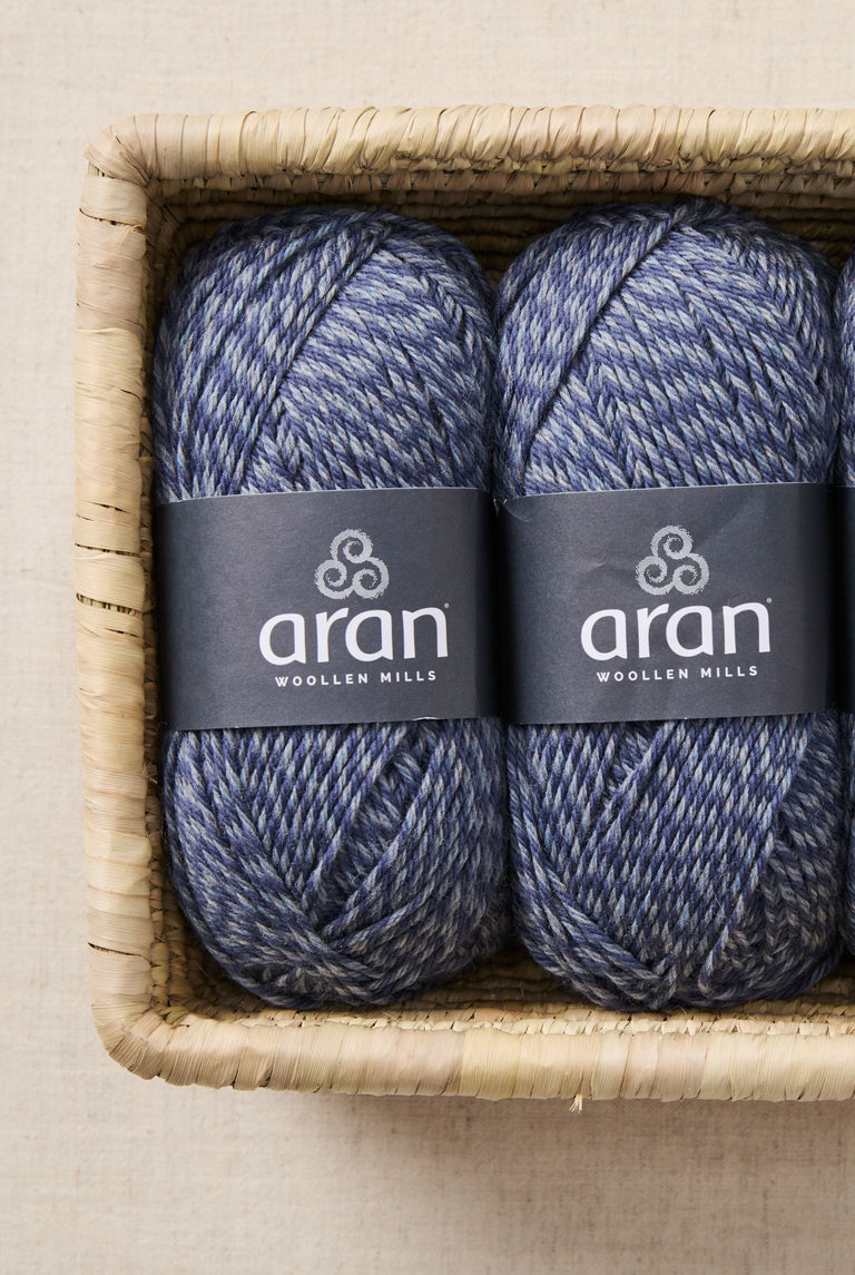 100% Merino Aran Yarn - Denim