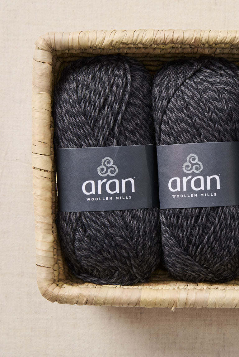 100 % Merino Aran Garn – Grau