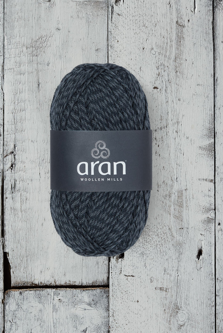 100 % Merino Aran Garn – Grau