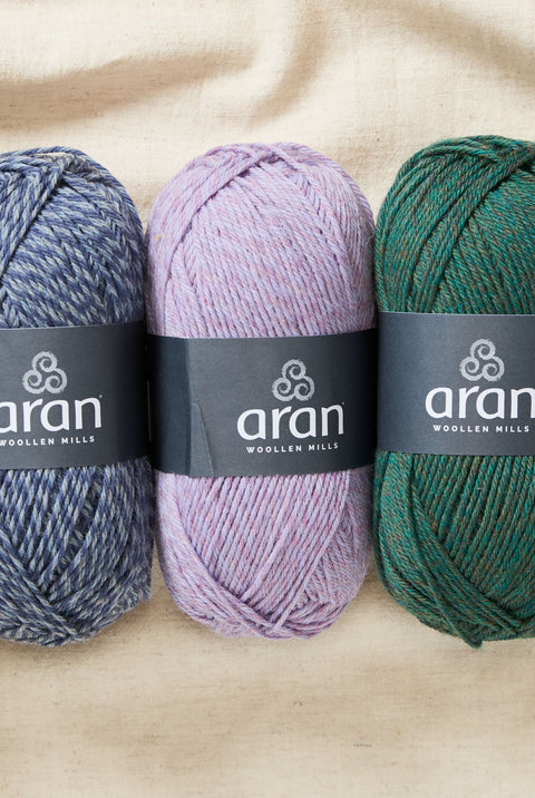 100 % Merino-Aran-Garn – Lavendel