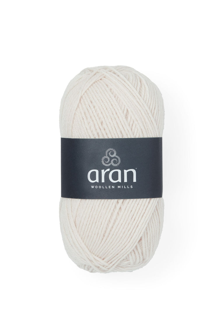 100 % Merino Aran Garn – Creme