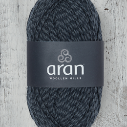 100% Merino Aran Yarn - Charcoal