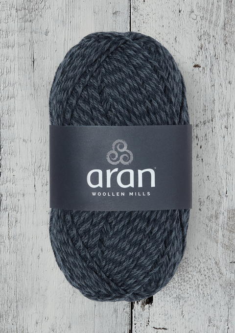100% Merino Aran Yarn - Charcoal
