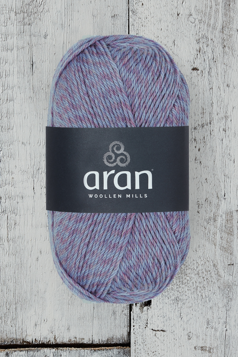 100% Merino Aran Yarn - Purple