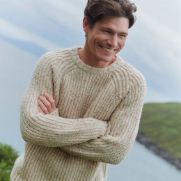 Killykeen Herren Fisherman Rib Crew - Grau