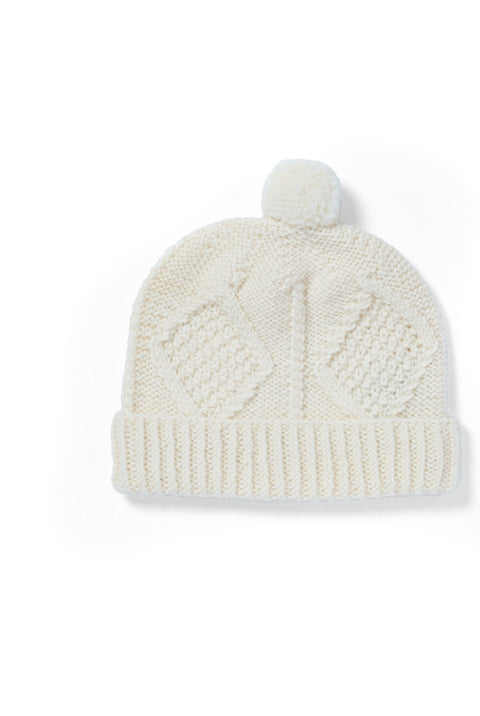 Kinard Aran Ski Hat - Cream