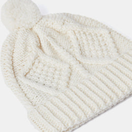 Bonnet de ski Aran pour enfants Doogea - Crème