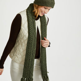 Kinard Aran Ski Hat - Green