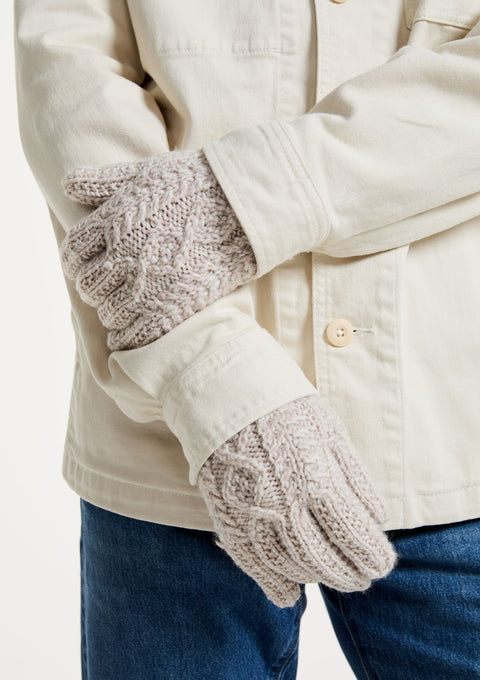 wool gloves, aran wool, knitwear, gift, Ireland, gloves,merino wool gloves
