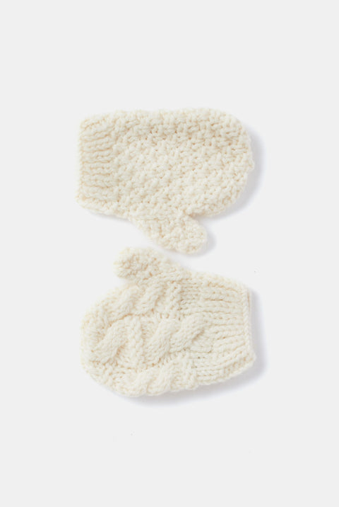 Méaróg Aran Baby Mittens and Hat Gift Set